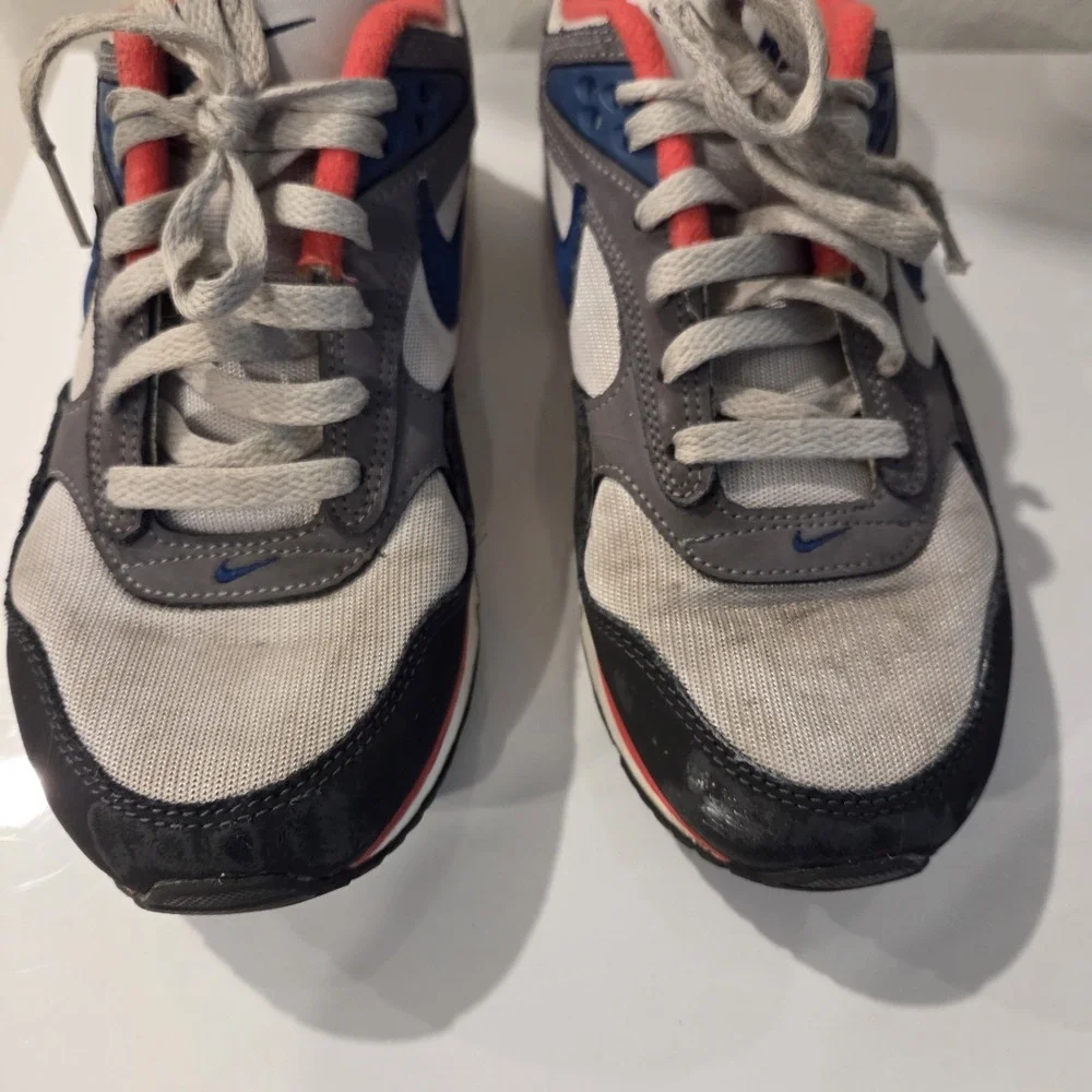 Nike Womens Air Max Correlate Gray Red Blue Sneakers Shoe Size 8